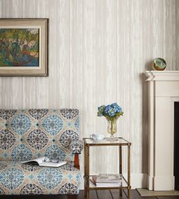 Pampelonne Wallpaper by Nina Campbell Indigo