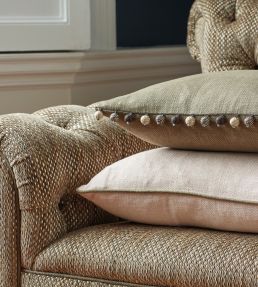 Tartuffe Fabric by Nina Campbell SOFT RED/BEIGE