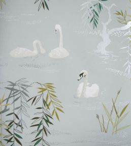 Swan Lake Wallpaper by Nina Campbell 1