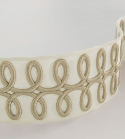 Muette Braid Trimming by Nina Campbell BEIGE/IVORY