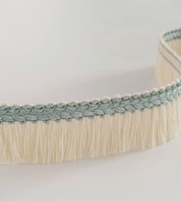 Trianon Fringe Trimming by Nina Campbell AQUA/IVORY