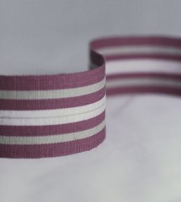 Narrow Woven Border Trimming by Nina Campbell Fuchsia