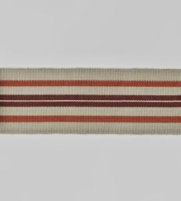 Narrow Woven Border Trimming by Nina Campbell Coral