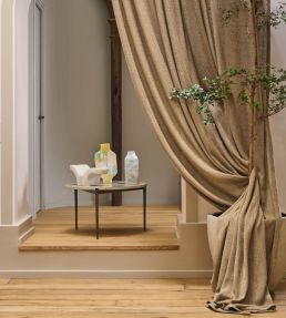 Nivalis Fabric by Casamance Carbone