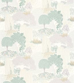 Niwa Wallpaper by Casadeco Vert Sauge