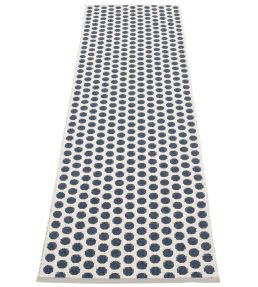 Pappelina Noa Runner rug Dark Blue/Vanilla NO3G725 Dark Blue/Vanilla