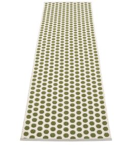 Pappelina Noa Runner rug Dark Olive/Vanilla NO1J725 Dark Olive/Vanilla