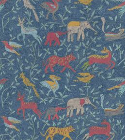 Noah's Ark Wallpaper by GP & J Baker Indigo