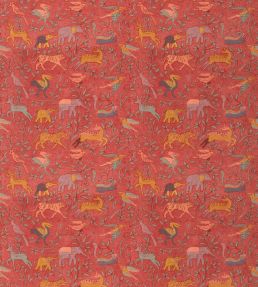 Noah's Ark Fabric by GP & J Baker Spice