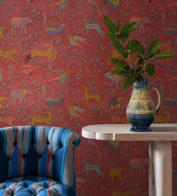 Noah's Ark Wallpaper by GP & J Baker Blue