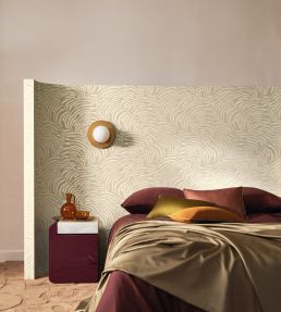 Nobile Wallpaper by Casamance Vert Cendre/Nacre