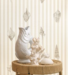 Noirmoutier Wallpaper by Casadeco Beige Lin