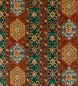 Nomad Velvet Fabric by Mulberry Home Spice