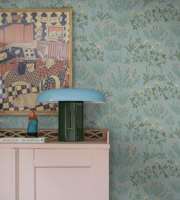 Noras Ang Wallpaper by Borastapeter Blue