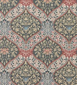 Norbury Wallpaper by Morris & Co Brick/Teal