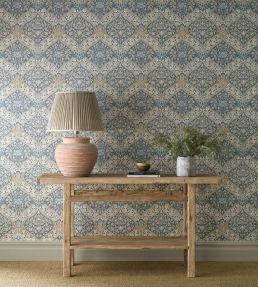 Norbury Wallpaper by Morris & Co Woad/Linen