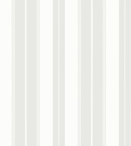 Norfolk Stripe Wallpaper by Thibaut Grey