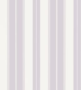 Norfolk Stripe Wallpaper by Thibaut Lilac