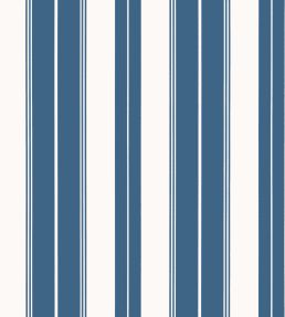 Norfolk Stripe Wallpaper by Thibaut Navy