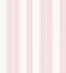 Norfolk Stripe Wallpaper by Thibaut Pink