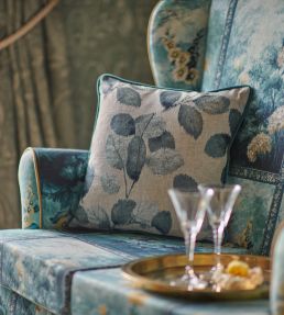 Northia Fabric by Clarke & Clarke Denim/Linen