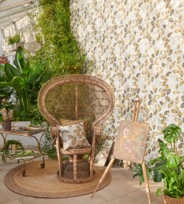 Northia Fabric by Clarke & Clarke Pewter