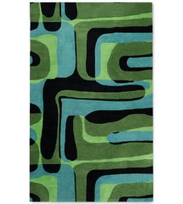 MINDTHEGAP Nostalgia rug Green/Blue AC00100 Green/Blue