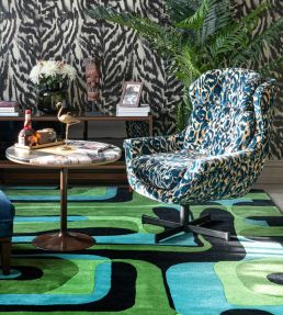 MINDTHEGAP Nostalgia rug Green/Blue AC00100 Green/Blue
