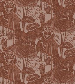 Nostalgic Evergreen Wallpaper by Eijffinger Red