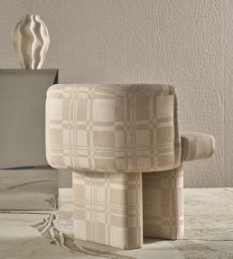 Nouvel Angle Fabric by Casamance Beige