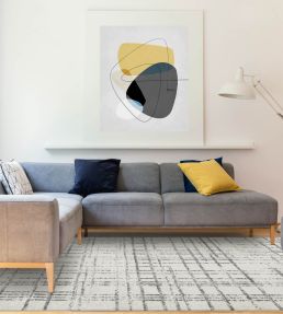 Asiatic Nova Grid rug Grey NOVA-31-120170 Grey