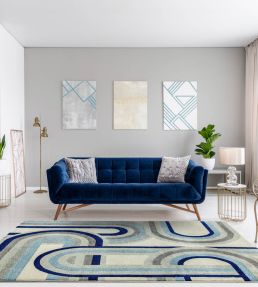 Asiatic Nova Retro rug Blue NOVA-30-120170 Blue