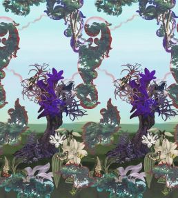 Novafrica Sunrise Scene 2 Mural by Christian Lacroix Azur