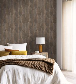 Nuance Wallpaper by Caselio Noir Irise