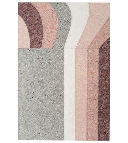 GAN Nuances Curve rug Burgundy 141969-US Burgundy