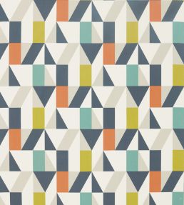 Nuevo Fabric by Scion Citrus / Paprika / Forest
