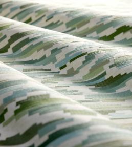 Nuru Embroidery Fabric by Harlequin Aloe/Powder/Forest