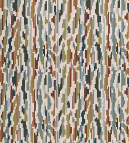 Nuru Embroidery Fabric by Harlequin Rosewood/Limpet/Aloe