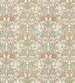 Oak & Blossom Wallpaper by Morris & Co Chestnut/Primrose