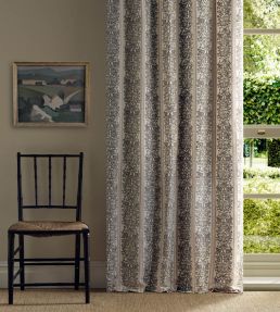 Oak & Blossom Weave Fabric by Morris & Co Chestnut