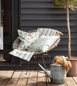 Oak Outdoor Fabric by Morris & Co Sage Green