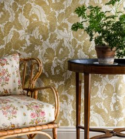 Oak Tree Tails Wallpaper by Langelid Von Bromssen Golden Sand