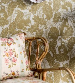 Oak Tree Tails Wallpaper by Langelid Von Bromssen Golden Sand