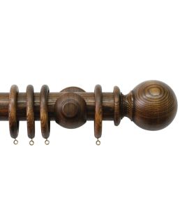 Oakham 50mm Wooden Medium Oak Ball OAK180R/MOK/H5061Fx2/MOK 180cm Cup 18 Medium Oak