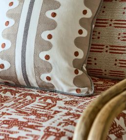 Oakham Embroidery Fabric by Scion Mushroom