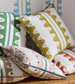Oakham Embroidery Fabric by Scion Wheat