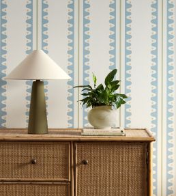 Oakham Wallpaper by Scion Coast Blue