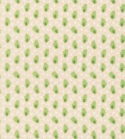 Oakley Fabric by George & Minnie Emerald/Parchment