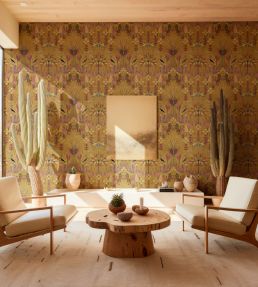 Oasis Villa Wallpaper by Coordonne Curry