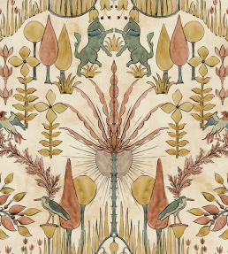 Oasis Villa Wallpaper by Coordonne Sand